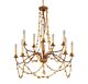 Mosaic 10 Light Chandelier By Paul Gruer Gold - FB/MOSAIC10