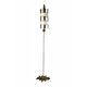 Nettle Floor Lamp By Paul Gruer Beige & Silver - FB/NETTLE-S/FL
