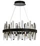 Acien 49W LED Round Pendant Black / Cool White - ACIEN-Round Black
