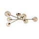 Arezzo 6 Light Semi-Flush Mount Light Gold - AREZZO-6L GOLD