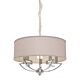 Belair 5 Light Pendant Chrome / Grey - BELAIR-5L