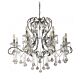 Boemia 12 Light Crystal Chandelier Chrome - BOEMIA-8+4L