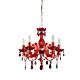 C-Mar 5 Light Chandelier Red - C-MAR-5-RED