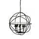 Cantina 8 Light Pendant Large Black - CANTINA-8L