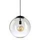 Catino 1 Light Pendant Black - CATINO-40 BLK