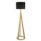 Celeste 1 Light Floor Lamp Wood / Black - CELESTE F/L BLK