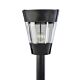 Chone 1 Light Post Top Light Black - CHONE-PT BLK