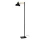 Coin 1 Light Floor Lamp Black - COIN-F/L Black