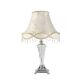 Evita 1 Light Table Lamp Crystal / Beige - EVITA-T/L BGE