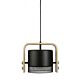 Fatina 1 Light Pendant Black - FATINA-1L-BLK