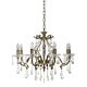 Giovana 8 Light Crystal Chandelier Bronze - GIOVANA-8L