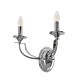 Hoodshire 2 Light Wall Light Chrome - HOODSHIRE-A2 CH