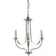 Hoodshire 3 Light Chandelier Chrome - HOODSHIRE-3L CH