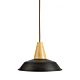 House 1 Light Pendant Small Black / Wood - HOUSE-1L D260