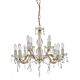 Marte 12 Light Crystal Chandelier Gold - MARTE-12 GLD SM