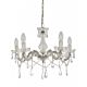 Marte 5 Light Crystal Chandelier Chrome - MARTE-5 CH