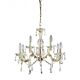 Marte 9 Light Crystal Chandelier Gold - MARTE-9 GLD