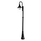 Newbari 1 Light Post Light Black - NEWBARI-1P BLK