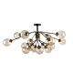 Oliver 16 Light Semi-Flush Mount Light Bronze / Black - OLIVER-16L PDT