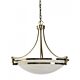 Alabaster 3 Light Pendant Small Bronze - PD2006-Pdt- D408 BRZ