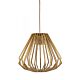 Ragusa 1 Light Timber Pendant Large - RAGUSA-1P LG WOOD