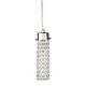 Sabin 1 Light Crystal Pendant Chrome - SABIN-1P