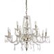 Toledo 12 Light Crystal Chandelier Chrome - TOLEDO-12 CH