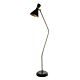 Volta 1 Light Floor Lamp Black / Bronze - VOLTA-FL-BLK/BRZ