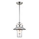 Boynton Outdoor Pendant Painted Brushed Steel - FE/BOYNTON8/S