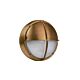 Docks 17W LED IP66 Eyelid Bulkhead Brass / Cool White - GD9146-BB