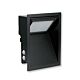 Compatta 26W Recessed Outdoor Wall Light Black - GC5022-BL