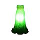 Lily Lampshade Replacement Glass Only - Green