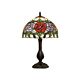 Red Rose Tiffany Table Lamp Small - TL-123065/KGS