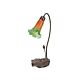 Tiffany Single Lily Table Lamp Amber / Green - TLA1-001/AG
