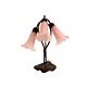 Tiffany Triple Lily Table Lamp Pink - TLA1-006/PK