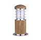 Poole Mini Bollard 316 Stainless Steel & Teak - GZ/POOLE MB