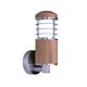 Poole Wall Lantern 316 Stainless Steel & Teak - GZ/POOLE W