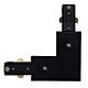 Astro Single Circuit L-Shape Connector Matt Black - HCP-102100-LSC