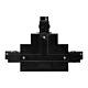 Astro Three Circuit Recessed Track T-Shape Connector Matt Black - HCP-102301-TSC