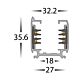 Astro Three Circuit 3 Meter Track Matt Black - HCP-102330