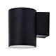 Volintas 12W 240V LED Fixed Wall Pillar Light Matt Black / Tri-Colour - HCP-212120