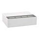 Valore 10W 240V LED Triac Dimmable Aluminium Wall Washer Matt White / Tri-Colour - HCP-2331002