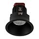 Lyra 6W Round Deep Fixed Recessed Triac Dimmable LED Downlight Black / Quinto - HCP-81220306