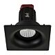 Lyra 9W Square Tilt Recessed Dali Dimmable LED Downlight Black / Quinto - HCP-81240809