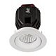 Lyra 17W Round Tilt Recessed Triac Dimmable LED Downlight White / Quinto - HCP-81320217