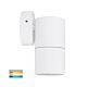 Tivah 5W 240V Fixed LED Wall Pillar Light Matt White / Tri-Colour - HV1137GU10T