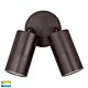 Tivah 6W/10W/14W 240V Double Adjustable LED Wall Pillar Light Antique Brass / Tri-Colour - HV1395T