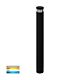 Maxi Louvre 5W 12V DC LED Bollard Light Large Matt Black / Tri-Colour - HV1618T-BLK-12V