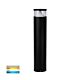 Divad 12W 24V DC Round LED Bollard 600mm Black / Tri-Colour - HV1628T-BLK-24V-RND