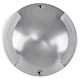 Dome 6W 12V DC Two Way LED Inground Deck Light Silver / Warm White - HV2872W-SLV